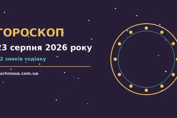 Гороскоп на 23 серпня 2026 року: підказки перед важливим кроком для роботи, дому й кохання